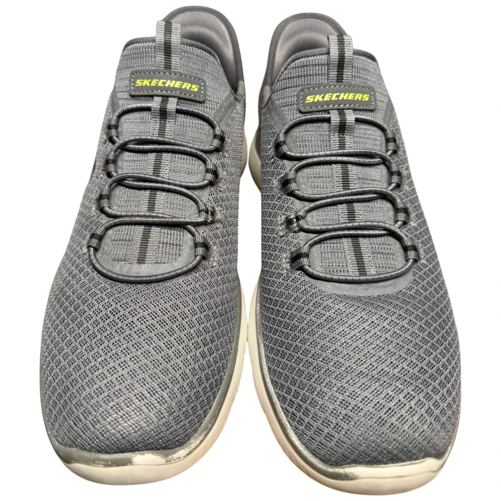 Skechers Slip-Ins Summits High Range Men's Size 9 Charcoal Hands Free Shoes